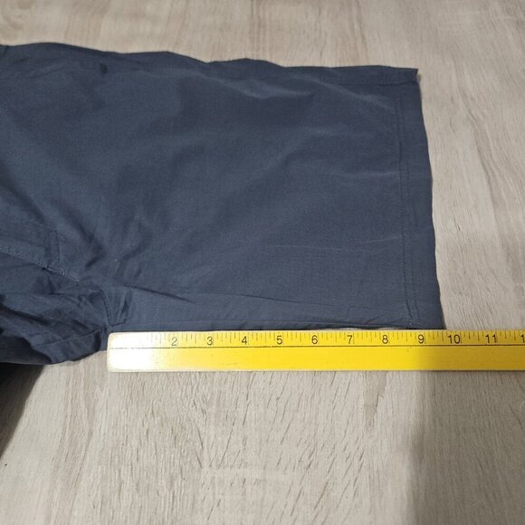 Columbia Womens Size 36W Us 10 Blue Flat Front Chino Shorts Gorpcore Hiking Golf - Picture 5 of 7